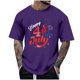 thumbnail image 2 of Tops para hombre, blusas y camisas de cuello redondo y manga corta para hombre, tops casuales de cuello redondo y manga corta con estampados especiales para hombre., 2 of 5