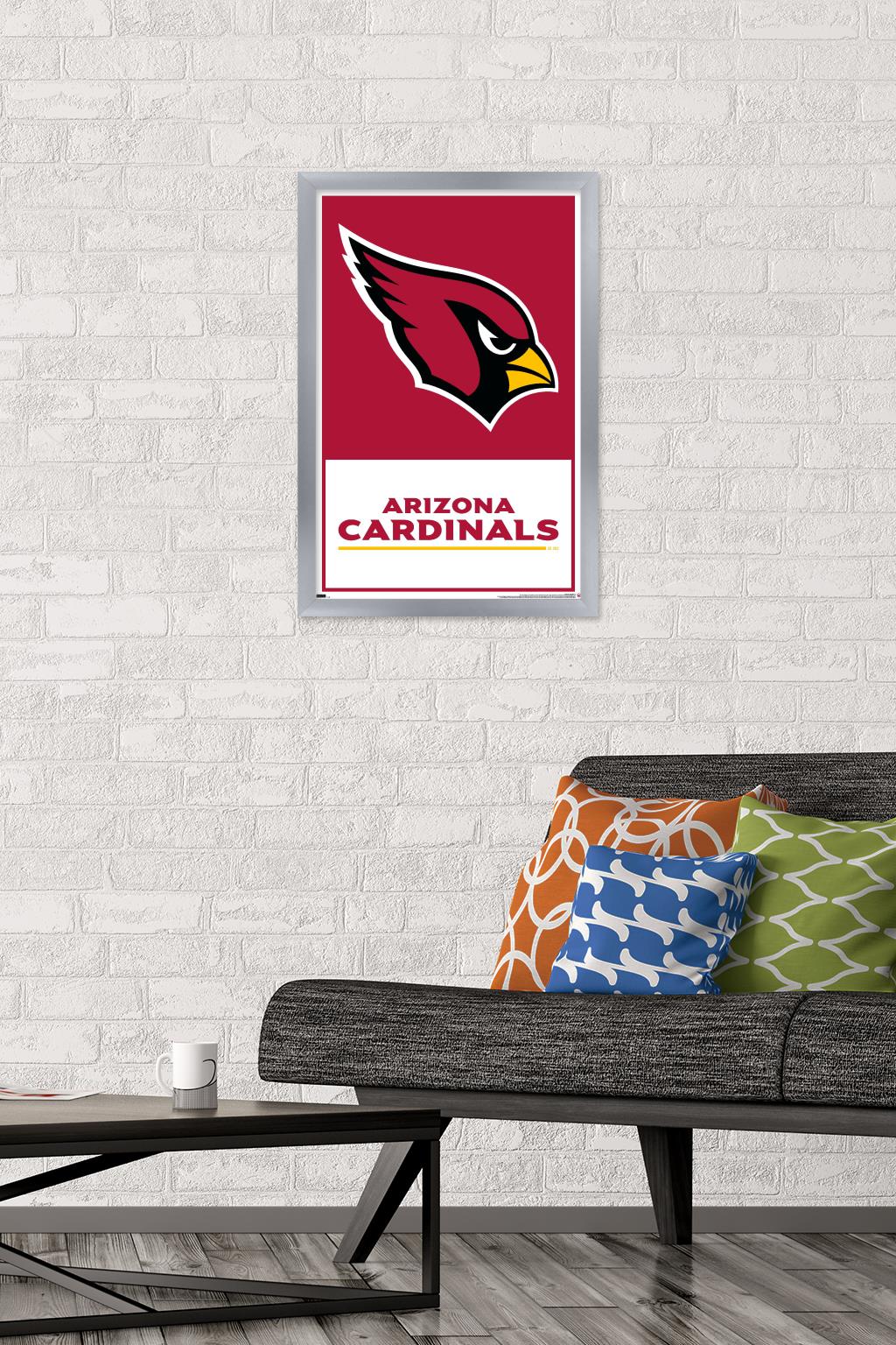 NFL Arizona Cardinals - Logo 21 Wall Poster, 14.725" x 22.375", Framed