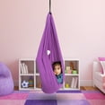 thumbnail image 4 of YAERSI Portable Therapy Swing for Kids, Purple, 4 of 5