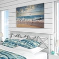 thumbnail image 4 of Designart "Tranquil Seaside Landscape By The Coast I" Blue Coastal Bedding Covert Set - Nautical & Coastal Bed Set With 1 Sham, 4 of 5