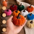 thumbnail image 4 of Halloween Pumpkin Party Decorations, Simulation Pumpkin Figurine for Fall Party Gift, White, 4 of 7
