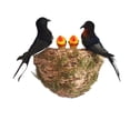 thumbnail image 4 of Nido de golondrina simulado shamjiam Decoración de Pared de Pájaros de Espuma Artificial, 4 of 8