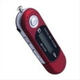 thumbnail image 3 of Reproductor de MP3 Portátil USB, Reproductor de Música, Pantalla LCD Digital, Bluetooth, Radio FM, Reproductor de Música MP3 Multifunción Rojo., 3 of 5