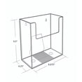 thumbnail image 3 of Desktop or Wall Mount Deep File Holder, 4-Pack, 3 of 3