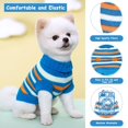 thumbnail image 2 of asddcavvf Pet Small Dog Teddy Dog Clothing Winter Clothing Spring Clothing Autumn Clothing Knitted Striped Thermal Vest Pet Clothes for Small Dogs Boy Pet Clothes Hangers for Small Dogs Pet Clothes Ha, 2 of 5
