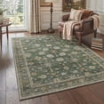 thumbnail image 3 of KUETH 5'X7' Vintage Area Rugs Machine Washable Rugs for Living Room, Non Slip Flat Pile Rug with Rubber Backing, Boho Rug for Entryway Bedroom Dining Room Home Office, 3 of 3