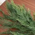 thumbnail image 5 of Guvpev 9FT Artificial Cedar Garland, Real Touch Christmas Pine Garland, Indoor & Outdoor Xmas Greenery Garlands for Holiday, Mantel, Table, Stairs, Fireplace, Porch, Wall, Christmas Decorations, 5 of 8