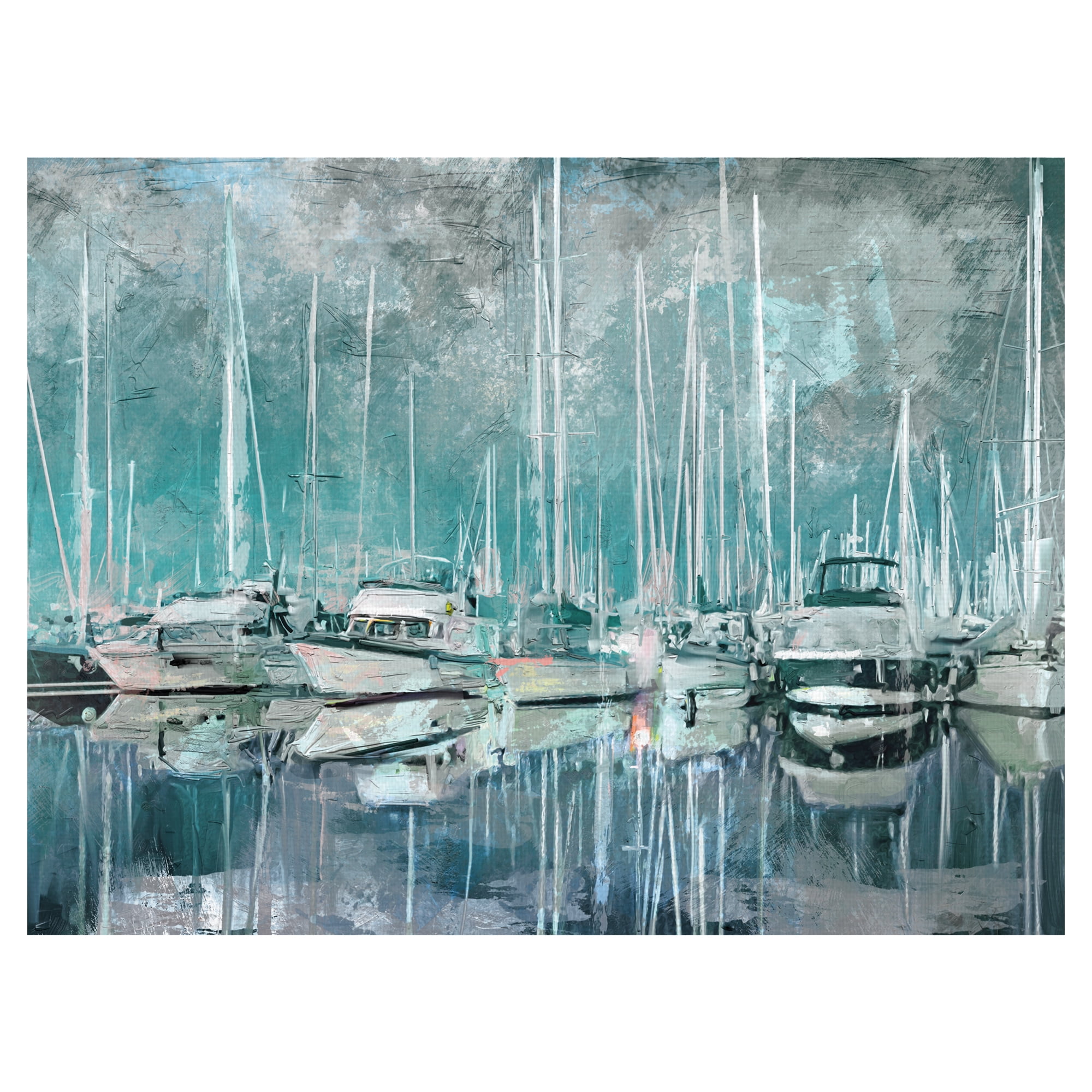 Harbor Masts by Studio Arts Canvas Art