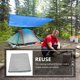 thumbnail image 5 of unbranded Lona Resistente Para Camping Y Protección Exterior Con Tejido Impermeable Plateado, 5 of 5