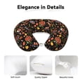 thumbnail image 4 of Xecao BBQ Party Print Memory Foam Cervical Neck Pillow Versatile U-Shaped Pillows for Home,Office,Camping,Travelling,Soft Washable Cover, 4 of 8
