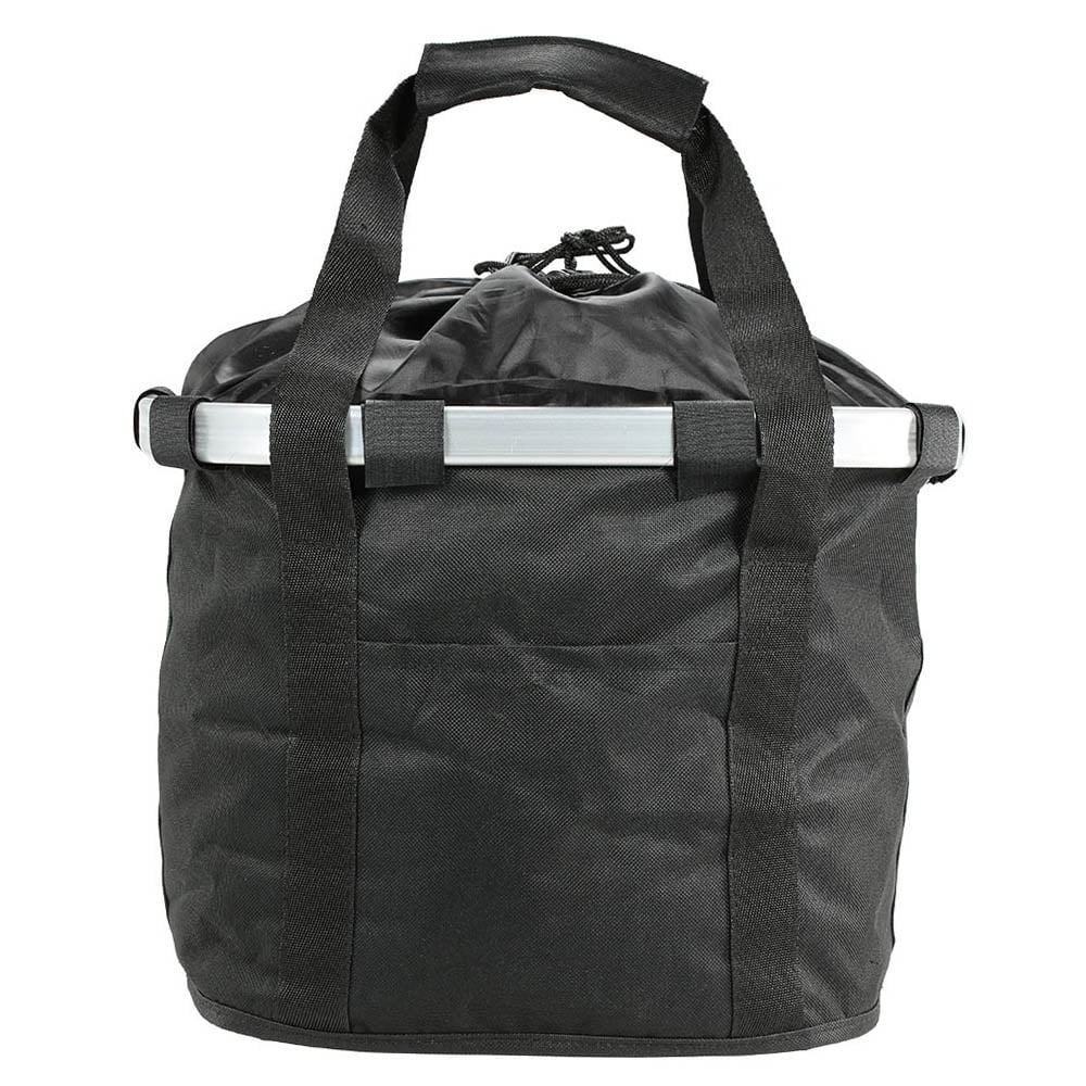 Elowen bike basket Front Bike Detachable Cycle Front Canvas Basket Carrier Bag Pet Carrier Aluminum Alloy Frame