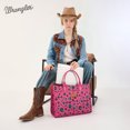 thumbnail image 5 of Wrangler Leopard Tote bag with Cup Holder Laptop Tote 15.6 Inch Work Bag, Leopard Hot Pink, 5 of 7