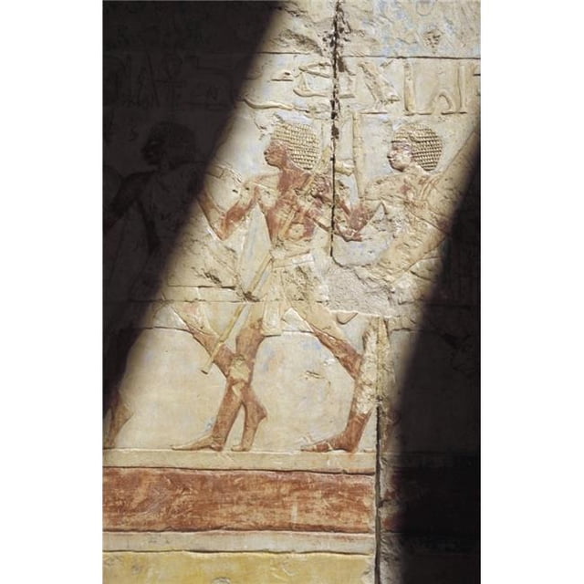 Posterazzi DPI1880139 Reliefs At Hatshepsut Temple Poster Print, 11 x 17