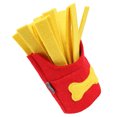 thumbnail image 4 of Perro Snuffle Toy Pet Alimentador lento Papas fritas en forma de entrenamiento Squeaky Toy, 4 of 6