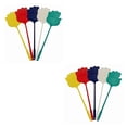 thumbnail image 2 of Bewildely Pack of 5 Flyswatter Exquisite Handy Kitchen Convenience Home Swatter Multiple Shape Hand-shaped Supplies Accessory Colors Cute 5 pièces 2Conjunto, 2 of 6