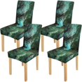thumbnail image 1 of Funda protectora para silla elástica ABPHQTO Pathway in The Green Magic Forest Juego de 4, 1 of 4