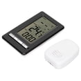 thumbnail image 1 of Indoor Outdoor  , Wall Mounted Mini Weather Station Clock Display   Portable  For Measure Temperature, 1 of 8
