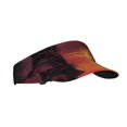 thumbnail image 1 of Fotbe Sunset River Western Cowboy Visera Deportiva con Diseño, Gorra Abierta Ajustable de Algodón para Mujer y Hombre, 1 of 7