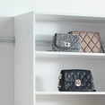 thumbnail image 4 of Devi White Freestanding Walk in Wood Closet System, 4 of 6