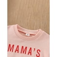 thumbnail image 5 of Bagilaanoe Newborn Baby Boy Girl Valentine's Day Sweatshirt Letter Print Long Sleeve Pullover  6M 12M 18M 24M Infant Loose Tee Tops, 5 of 9