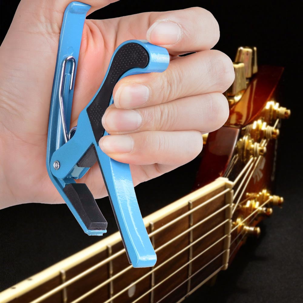 Quick Change Key Guitar Capo For Acoustic Electric Classical Guitar Aluminium Blue/Black/Silver/Dark Blue Opt