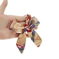 thumbnail image 4 of Unique Bargains 1 Pc Fashion Bow Scarf Handbag Charm Bag Accessories Champagne, 4 of 5