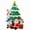 8ft Christmas Tree, variant on Firstness 5ft Christmas Inflatables Outdoor Decoration,Blow ups Xmas Santa Claus with LED Lights for Lawn Yard Garden