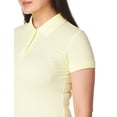 thumbnail image 2 of Polo Lee Stretch Piqué para mujer, color amarillo, talla S, 2 of 3