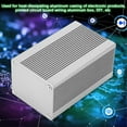 thumbnail image 4 of Aluminum Casing Cooling Box Printed Circuit Board Instrument Box Electronic Project Enclosure Case for Electronics and DIY Projects, 4 of 7