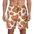 thumbnail image 2 of Picia Peanuts4 pattern Mens Swim Trunks with Compression Liner Stretch Beach Shorts Quick Dry with Zipper Pockets No-Chafing Board Shorts-Medium, 2 of 9