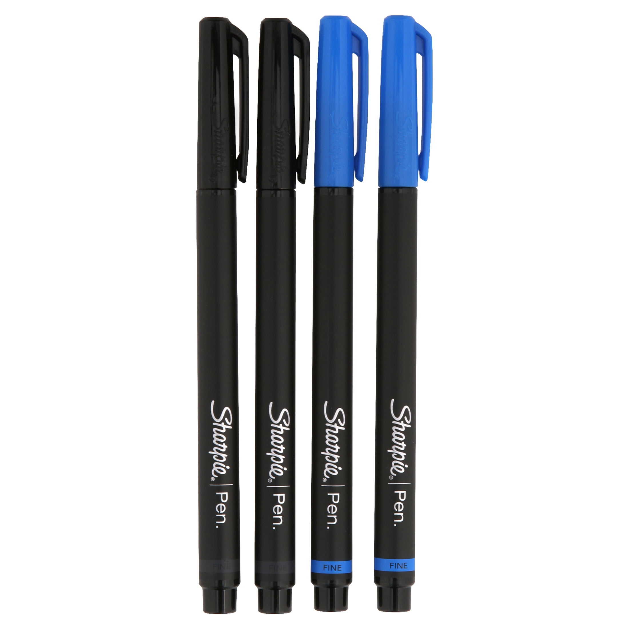 Sharpie Pen. Felt Pens Fine Point Black Ink 4 Pack (1742661) 730419, 1 -  Fry's Food Stores