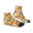 thumbnail image 6 of Salouo Vintage Floral Pattern Unisex Middle Tube Socks,Middle-Finger Knee High Socks Over The Calf Tube Stocking Crew Stockings for Women and Men Tube Socks, 6 of 8