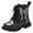Black, variant on LYHaoo Children's Single Boot Autumn Korean Edition New Children's Girls Soft Sole Boots Sizes 10.5 Black(Little Kid)
