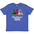 thumbnail image 3 of Inktastic Christmas Squad with Plaid Trees Youth T-Shirt, 3 of 5