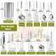 thumbnail image 5 of Set de utensilios de cocina Blithely 12 piezas de acero inoxidable con soporte, 5 of 9