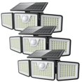 thumbnail image 1 of Luces solares daphino 2500LM para exteriores con sensor de movimiento de 3 cabezales, 1 of 8