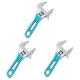thumbnail image 4 of Raindrops 3pcs Multifunctional Short Handle Wrench Adjustable Spanner Bathroom Monkey Wrench Red (Maximum Opening 31mm), 4 of 8