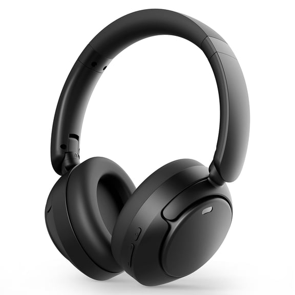 SUGIFT Wireless Headphones Bluetooth 5.4 Over Ear with Active Noise Cancelling and 40mm Drivers plus 30-Hour Playtime for Travel and Work, Black