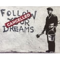 thumbnail image 2 of BANKSY "Follow Your Dreams " Newly CUSTOM FRAMED Art Graffiti Street Political, 2 of 3