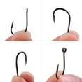 thumbnail image 6 of 500/100 Pcs fishhook set High Carbon Steel Fishing Hooks Set Fly Fishing Hook Set, 6 of 9