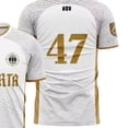 thumbnail image 4 of Summer 3d Impresión 47 Camiseta para Hombre Jersey Transpirable Al Aire Libre Sportwear (47 Xl) Blanco, 4 of 5