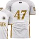 thumbnail image 4 of Summer 3d Impresión 47 Camiseta para Hombre Jersey Transpirable Al Aire Libre (47 S) Blanco, 4 of 5