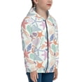 thumbnail image 5 of Kdxio Colorful Seashells Pattern Kids Boys Girls Zip Up Hoodie 3D Printed Hooded Sweatshirt Hoody Coat with Pocket 7-12 Y-Small, 5 of 6