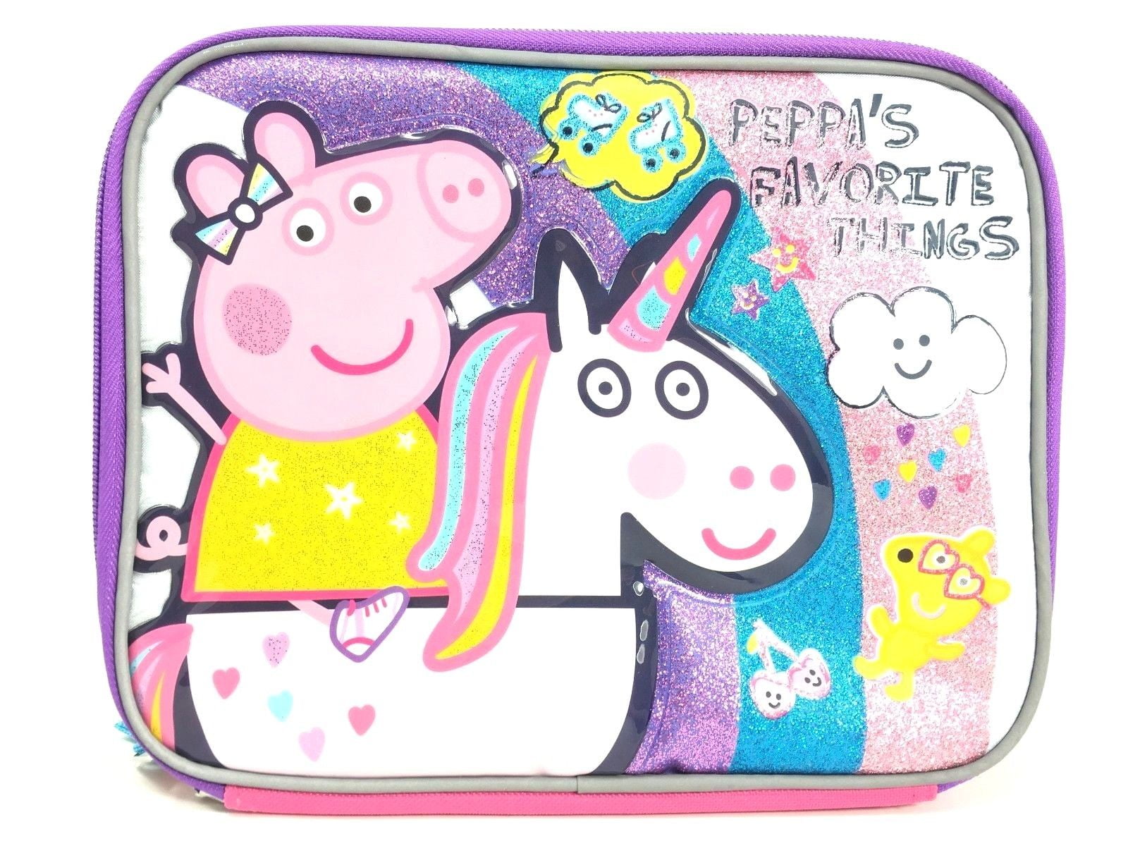  Peppa  Pig  Favorites Things Lunch bag Box Walmart  com