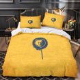 thumbnail image 1 of Memphis Grizzlies Bedding Set Duvet Cover Without Filler, 1 of 6