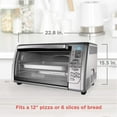 thumbnail image 4 of BLACK+DECKER CTO6335S Silver Electric Oven, 4 of 9