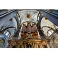 thumbnail image 2 of Perry, William 18x13 White Modern Wood Framed Museum Art Print Titled - Organ Basilica ceiling Cathedral Puebla-Mexico Built in 15 to 1600s, 2 of 4