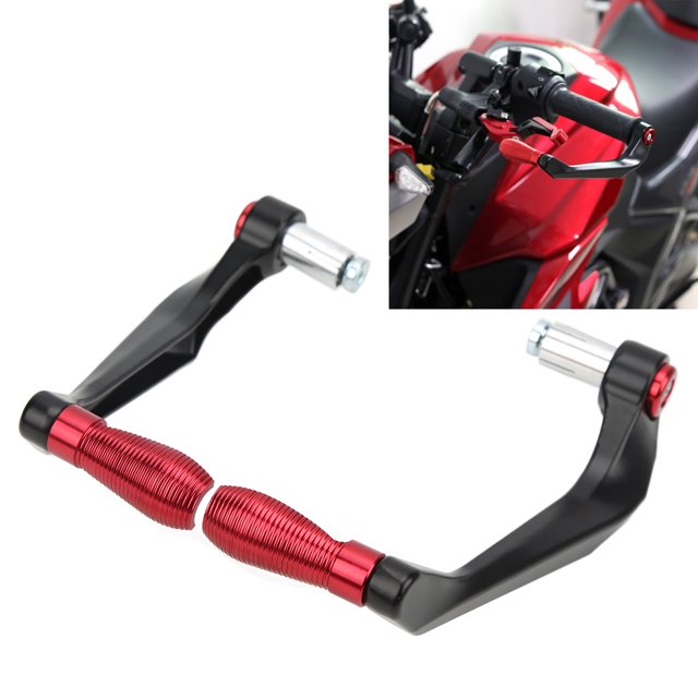 Motorcycle Levers Guard, 2pcs Motorcycle Levers Guard Set Aluminium Alloy Brake Handlebar Protector For Mountain Bikes/Electric Cars