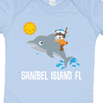 thumbnail image 4 of Inktastic Sanibel Island Florida Dolphin Boys or Girls Baby Bodysuit, 4 of 5