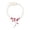 B, variant on Leeye Halloween Pearl Choker Necklace, Gothic Dripping Imitation Pearl Necklace with Red Tassel, Vampire Jewelry for Halloween Party